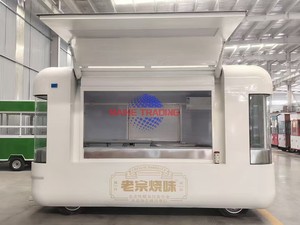 Food Trailer <b>Small</b> Mobile Food Cart Hot Dog Coffee Hamburg Fast Food Truck With Full Kitchen - Product Image 5