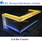 Customized Size Acrylic Solid Surface Restaurant Nightclub Wine Bar
