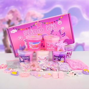 Set de Slime Creativo para Fiestas, Estilos Esponjosos, Cremosos y Brillantes, Adornos Decorativos, Premios para el Aula, Bolsas de Regalo para Niños - Product Image 3