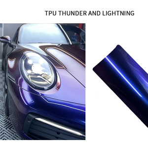 Envolturas de coche Premium Vinilo TPU <span class=keywords><strong>Thunder</strong></span> and Lightning Car Wrap Paper Paint Protect Film Cambio de color Película Vinilo de color - Product Image 2