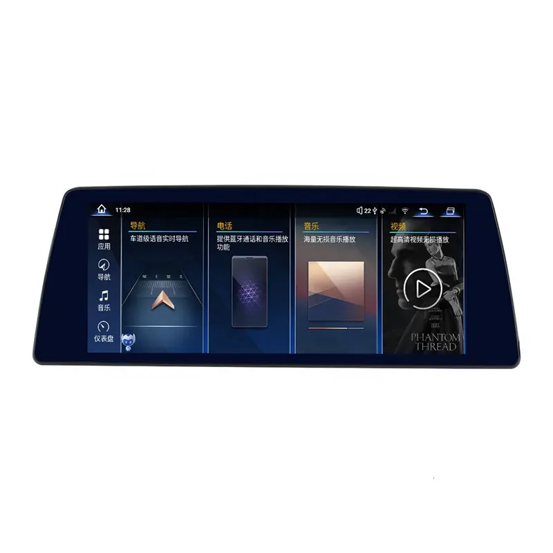 Carpaly inalámbrico Android Auto Multimedia DVD Radio Player para BMW X5 X6 F15 F16 2014-2017 GPS para coche navegación WiFI 4G sistema