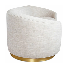 ห้องนั่งเล่นระดับไฮเอนด์ โซฟาทรงกลมหุ้มเบาะสไตล์โมเดิร์น - Product Image 2