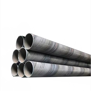 Tuyau en <span class=keywords><strong>acier</strong></span> au carbone EMT ASTM A53 Grade B ASTM A139 avec revêtement FBE à l'intérieur, revêtement époxy AWWA C213, extrémité à cloche AWWA C210 - Product Image 1