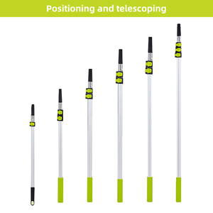 2m dài Heavy-Duty Hợp kim nhôm Kính thiên văn Rod dễ dàng-to-sử dụng mở rộng xử lý cực cobweb khăn lau bụi làm sạch OEM ODM dụng cụ cầm tay - Product Image 4