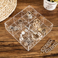 JERY acrylique clair vitrine anti-poussière boîte aveugle Transparent assembler stockage vitrine Collection acrylique Cube pour poupées jouets
