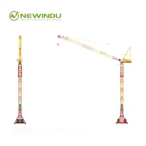 4 Ton Newindu Second Hand Price Of T2850-120V 85M 120 Ton Heavy Tower Crane With Spare Parts QTZ40
