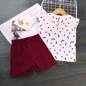 Nouvel ensemble haut de gamme pour filles : chemises imprimées avec nœuds et jupes habillées coréennes, fabriqué en Chine - Product Image 3