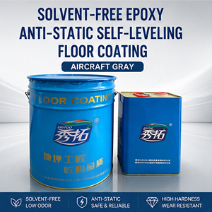Revêtement de sol époxy industriel antidérapant auto-nivelant (pâte métallique) sans solvant antistatique XIUTUO XT-316-1ESD - Product Image 2