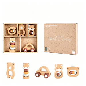 Juego de Sonajeros de Madera Orff al por Mayor, Instrumento de Percusión, Campana de Mano, Juguete Musical Educativo para Niños - Product Image 6