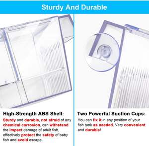 아기 물고기 탱크 바구니 수족관 사육 부화장 - Product Image 4