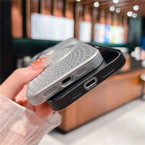 Funda Protectora Magnética Mate con Disipación de Calor y Lente Hueca para iPhone 16 15 14 13 12 Pro Max Plus, Carcasa Trasera Delgada y Rígida de PC - Product Image 4