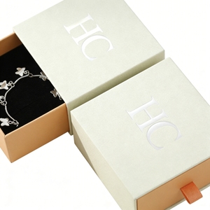 Custom Bangle Box Luxury Rigid Sliding Jewelry Gift Box Flocked <b>Insert</b> Foil Stamping Custom Logo Jewelry Packaging Manufacturer - Product Image 2