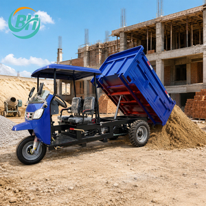 Venta de Fábrica, Triciclo de Carga de Gran Capacidad, Motor Diésel, Triciclo Motorizado, <span class=keywords><strong>Moto</strong></span> Cargo, Triciclo de 18/22/25 HP - Product Image 3