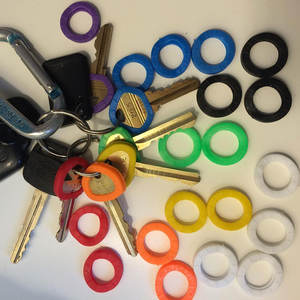 <b>Key</b> <b>Identifier</b> Label ID Silicone Sleeve - Custom Color Protective <b>Key</b> Cap Cover Set for Home Organization - Product Image 5