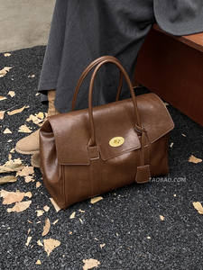 Sac Marron Rétro 2026 Nouveau Style Tendance Grande Capacité Sac Bandoulière Sac à Main Haut de Gamme pour Femme Sac Fourre-tout - Product Image 4