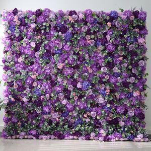 5d <span class=keywords><strong>colore</strong></span> <span class=keywords><strong>viola</strong></span> Roll up tessuto tenda parete <span class=keywords><strong>fiori</strong></span> decorazione parete fiore artificiale - Product Image 1