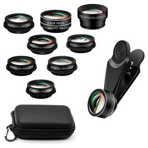 Kit d'objectifs pour téléphone 7 en 1 pour iPhone/Android, objectif grand angle et <span class=keywords><strong>macro</strong></span>, fisheye - Product Image 6