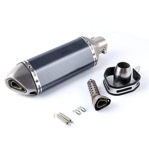 Échappement universel pour moto, système d'échappement pour Duke <span class=keywords><strong>125</strong></span> <span class=keywords><strong>MT07</strong></span> MT09 R15 Z1000 GSR750 MSX125 TNT GY6, silencieux en acier inoxydable - Product Image 5