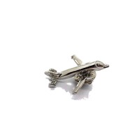 Souvenir commémoratif personnalisé en métal gravé, plaqué or électrolytique et émaillé, sur le thème de l'aviation, pour mariage, événement ou cérémonie