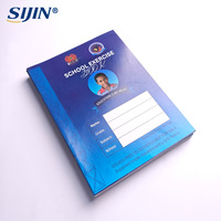 Cahier d'exercices A4 personnalisé Seychelles GEE, couverture souple, reliure piquée, ligné, 96 pages, fabricant OEM de cahiers d'exercices