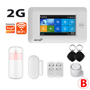 Kit de système d'alarme intelligent anti-intrusion pour la maison WIFI GSM, écran tactile 4,3 pouces, contrôle à distance par application, RFID, armement/désarmement - Product Image 6