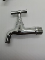 Mitigeur de lavabo mural chromé monocommande pour eau froide, robinet de lavabo à levier unique pour salle de bain
