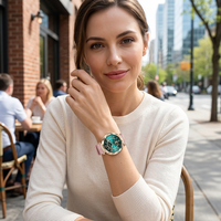 Montre connectée féminine HK88, écran AMOLED 1,19 pouces, appels Bluetooth, suivi de la santé féminine, SpO2 et surveillance, bracelets interchangeables