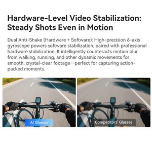 AI Smart Glasses 800W Ultra Clear Camera <b>Bluetooth</b> Call 3600mAh Large Charging Compartment AI Voice Assistant Smartglasses - Product Image 2