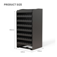 Étagère à cigarettes poussoir étagères d'épicerie système de poussoir support de porte-cigarettes poussoir d'étagère à ressort automatique
