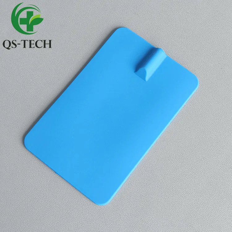 QS-TECH 7x11cm Physiotherapy pulse massager tens carbon electrodes conductive silicon rubber electrodes pad for ems machine