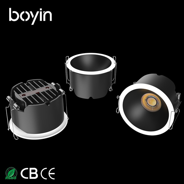 2026 Hot Sale 10w 75mm IP20 Trimless Design Spotlight Adjustable Recessed Led Downlights Led Ceiling Light Australia