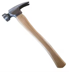 Marteau de machiniste personnalisable à cadre en acier avec manche en hickory courbé de 45 cm de longueur, support OEM disponible - Product Image 1