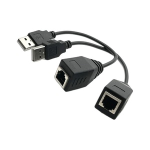 Cable adaptador USB A a RJ45 hembra con conector 8P para transferencia de datos de red - Product Image 5