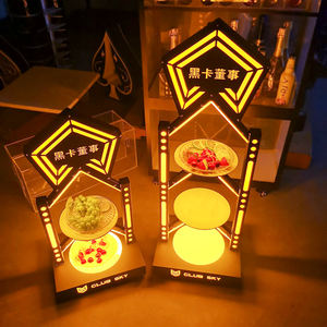 El mejor Bar barato, vino, cerveza, soporte personalizado recargable, soporte acrílico Led iluminado, estante para licor, botella, glorificador, presentador - Product Image 1