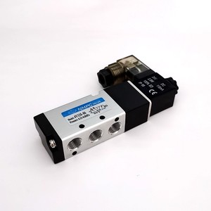 Válvula solenoide 1/8 "PT neumática AirTAC 4V110-06 aire 12V/24V/110V/220V bobina única operada por piloto eléctrica <span class=keywords><strong>2</strong></span> posiciones 5 vías - Product Image 2
