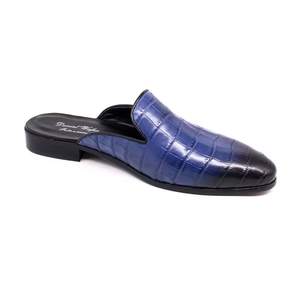 2026 <b>Men</b> Party Dress Shoes Loafer Genuine Leather Slippers Wear Wedding Fashion Trend Half Slippers Summer <b>Men's</b> Shoes - Product Image 6