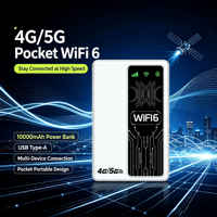 Router WiFi 4G Portátil - Dispositivo Mifi Inalámbrico, Punto de Acceso Móvil de Alta Velocidad, Batería Recargable, Admite Conexión de Múltiples Dispositivos