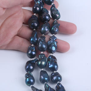 Perles d'eau douce naturelles blanches de 18 cm, 13-16 mm, en forme de queue de poisson, avec trou traversant, pour la fabrication de bijoux en gros - Product Image 5