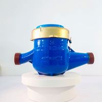 Durable Multi-jet Water Meter Iron Brass 1/2" for Shopping Malls and Homes ISO 4064 Water Meter