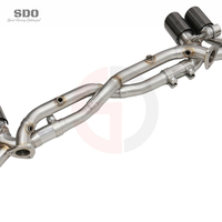 Tubos de Escape Catback de Acero Inoxidable SDO para Porsche 911 997.1 Carrera 3.6L 3.8L 2005-2008, Válvula de Vacío de Alto Rendimiento