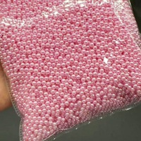 Perles de 3mm, 4mm, 6mm pour boules à neige, gobelets, tasses, décoration artistique, matériau de remplissage pour ours agressifs, fausses perles ABS haute brillance