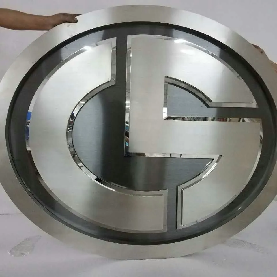 Segno di logo retroilluminato principale illuminato lettera dell'acciaio inossidabile del metallo su ordinazione all'aperto o dell'interno 3d