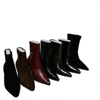 Stivali da Donna Personalizzati OEM/ODM - Impermeabili in Pelle PU, Punta Affusolata, Comodi Tacchi Alti, Stile Italiano per Autunno/Inverno/Primavera