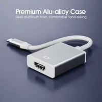 Convertisseur Type-C vers HD 1080P 60 HZ USB-C vers HDTV 4K 30HZ Hub Adaptateur en alliage d'aluminium pour téléphones mobiles Adaptateur 60 HZ 4K HD