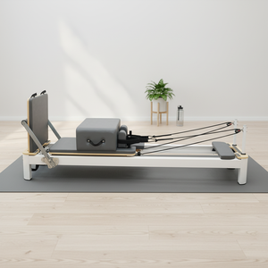 <span class=keywords><strong>Reformer</strong></span> de <span class=keywords><strong>Pilates</strong></span> de Aluminio de Alto Rendimiento con Torre y Caja de Sentado, Equipo Profesional Completo para Yoga - Product Image 2