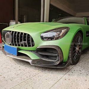 ลิ้นหน้าคาร์บอนไฟเบอร์ทรง RZ สำหรับกันชนหน้ารถเบนซ์ AMG GT GTS GTC - Product Image 5