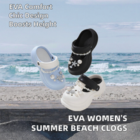 Femmes EVA décontracté plage diapositives hauteur augmenter été sabots qualité confortable chaussures de plein air mode populaire anti-glissant