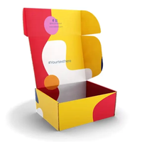 Cartons ondulés recyclables, pliables, avec insert personnalisé, pelliculage mat, matériaux recyclés, forme personnalisable, gaufrage pour chaussettes