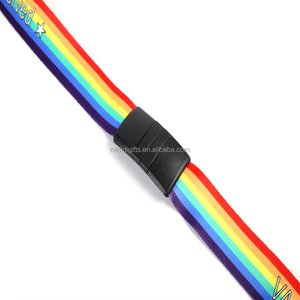 Cordón impreso personalizado con logotipo de tu marca, correas <span class=keywords><strong>para</strong></span> el cuello de arcoíris, regalos de crucero, cordones promocionales de poliéster, fábrica de aprobación de <span class=keywords><strong>Disney</strong></span> - Product Image 4