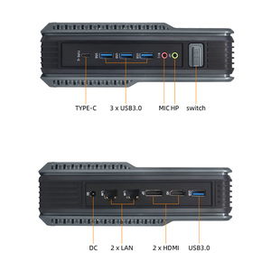 New Mini Desktop PC High Performance Ultra 7 11 16-Core Gaming Workstation DDR5 5600 MT/s Dual NVMe 2.5GbE RJ45 MWS-U1(B) MWS-U1 - Product Image 4